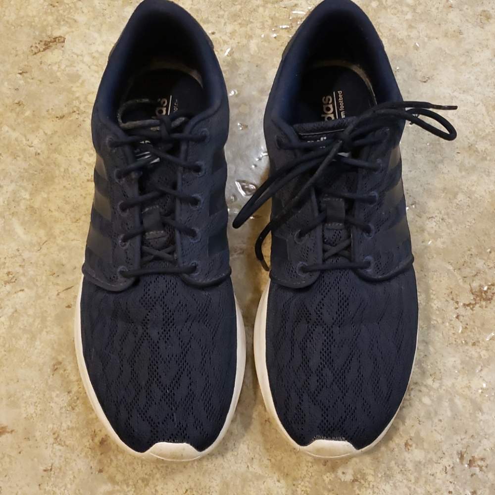 Adidas Cloudfoam Women's Navy Sneaker - Picture 2 of 7
